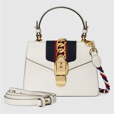 gucci sylvie mini dupe|gucci mini sylvie top handle bag.